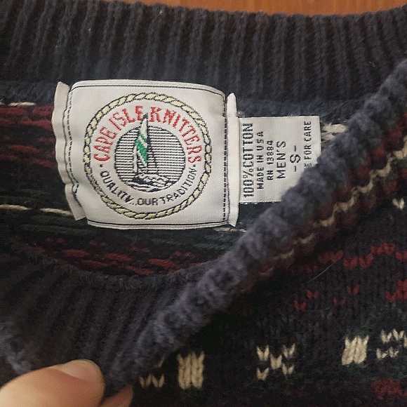 VINTAGE Cape Isle Knitters Sweater - Picture 1 of 3